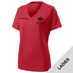 LST340 - BSAE096 - EMB - Ladies Wicking T-Shirt